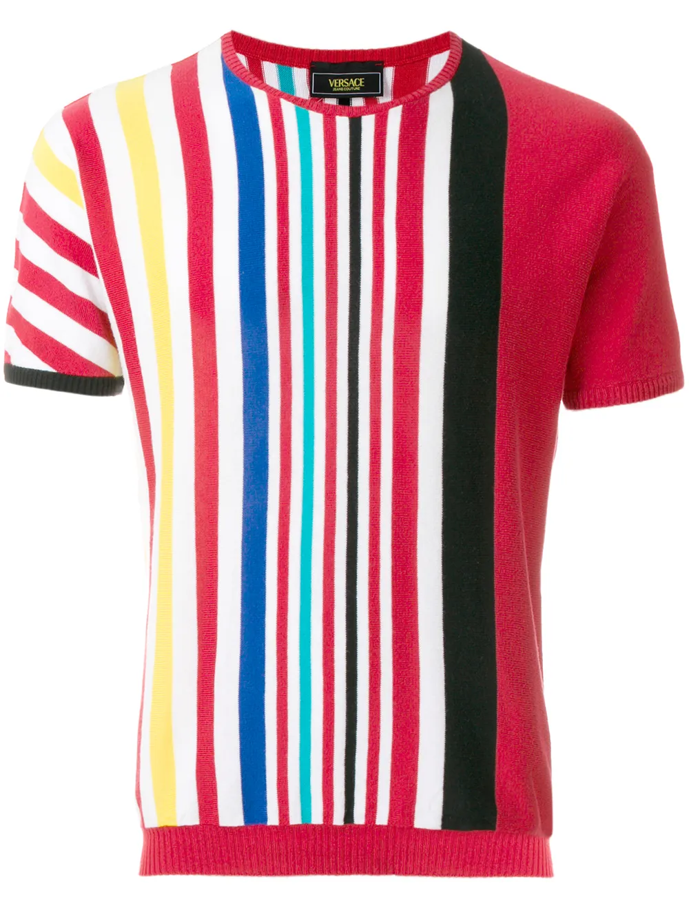 Versace PreOwned Knitted Striped Tshirt Farfetch