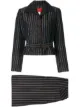 الصورة 1 من Kenzo Pre-Owned تنورة بدلة مخطط مربوط