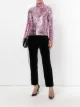 الصورة 2 من Yves Saint Laurent Pre-Owned بنطال مستقيم مخملي