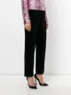 Yves Saint Laurent Pre-Owned بنطال مستقيم مخملي