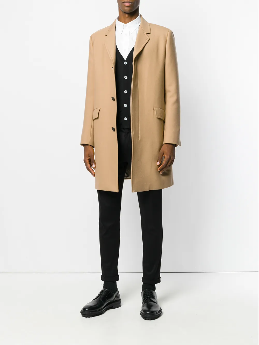 Drumohr long sleeved V-neck cardigan - Zwart