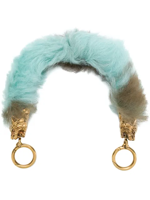 Prada Shearling bag handle
