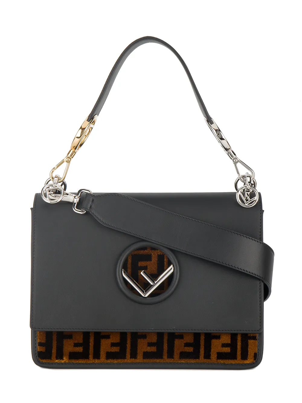 Fendi Kan I logo ハンドバッグ