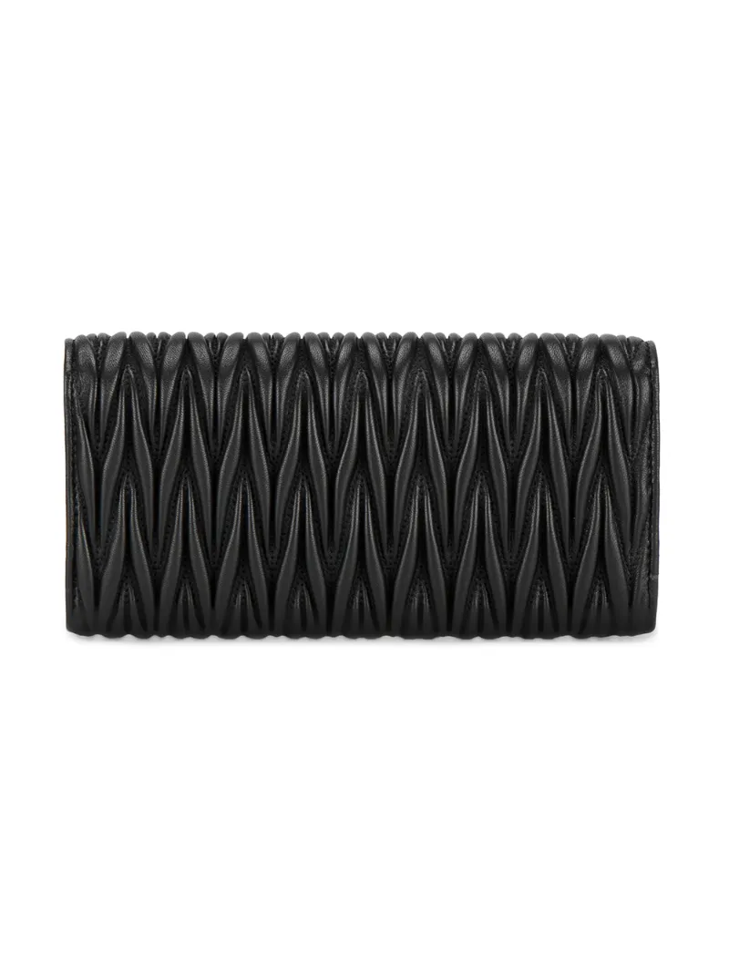 Miu Miu matelassé rectangular wallet