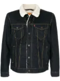Levi's shearling denim jacket - Blue