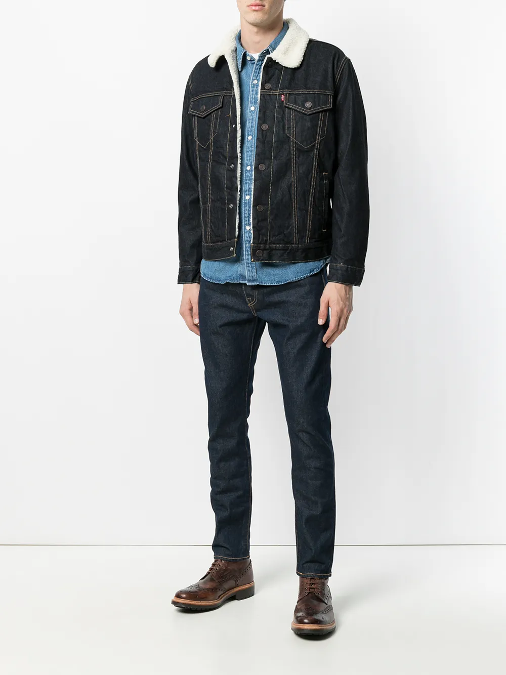 Levi's shearling denim jacket | Denim Jackets | Image 2