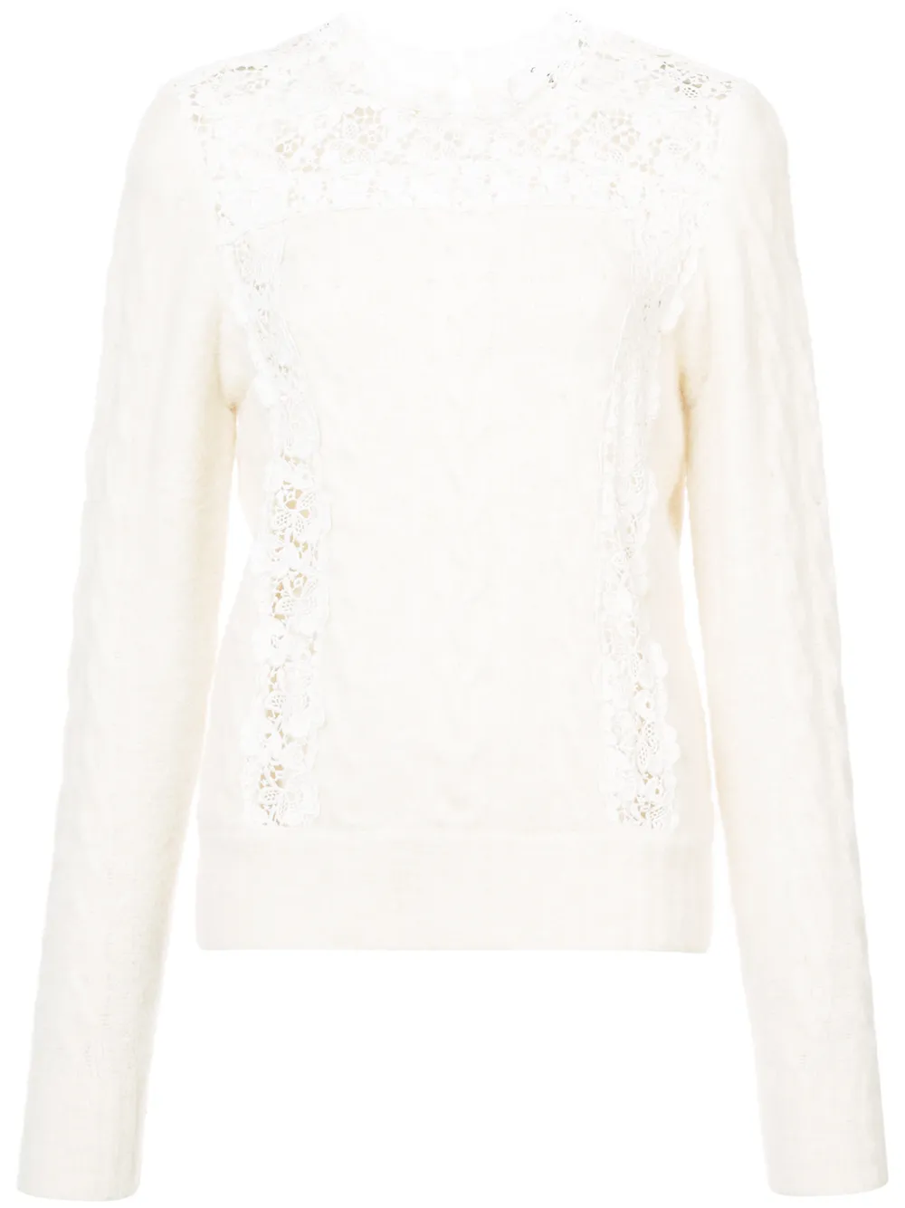 Sea Lace Detail Sweater $375 - Buy AW17 Online - Fast Delivery, Price