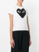 Comme Des Garçons Play T-Shirt mit Herz-Print