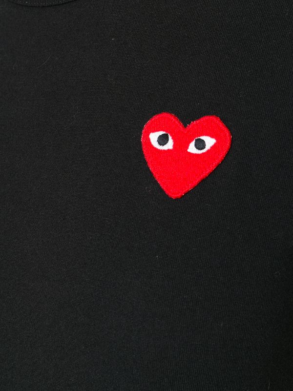 Comme Des Garçons Play Heart Logo T-shirt - Farfetch