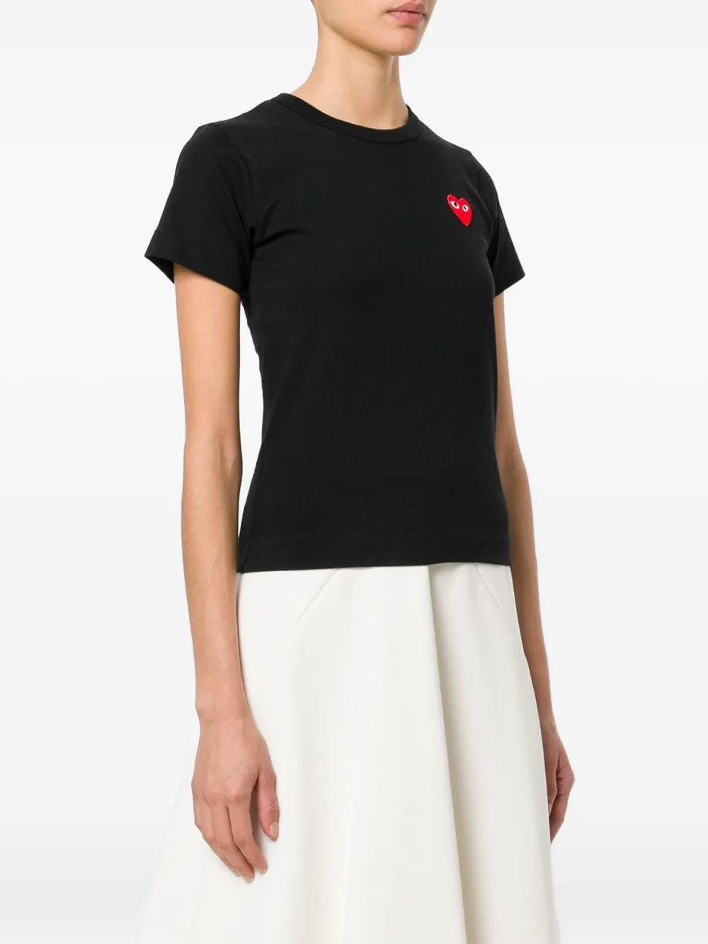 Comme Des Garçons Play T-shirt con logo a cuore | Top | Image 3