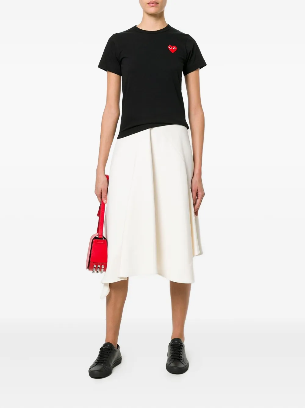 Comme Des Garçons Play T-shirt con logo a cuore | T-shirt | Image 2