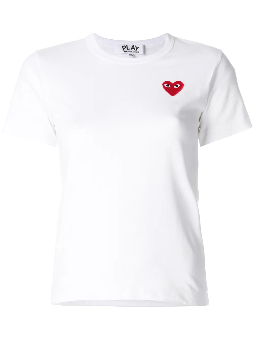 commes de garcon heart shirt