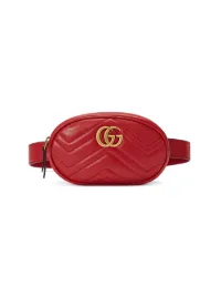 gucci waist bag red