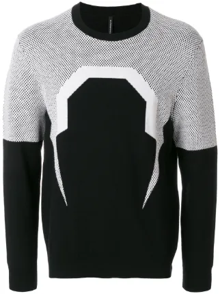 intarsia knit jumper