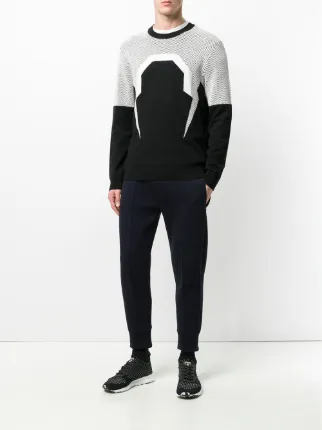 intarsia knit jumper