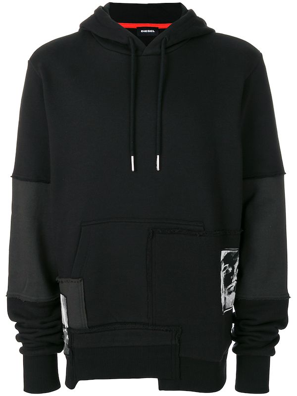 diesel patch hoodie