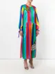 Mira Mikati فستان ماكسي مخطط