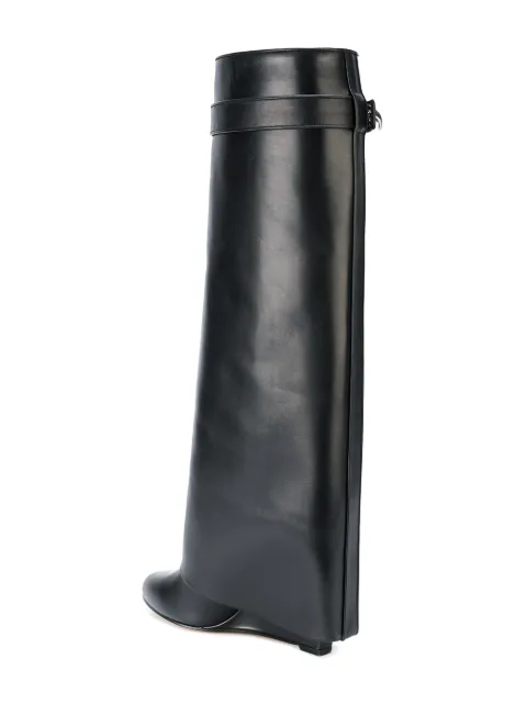 givenchy lock knee boots