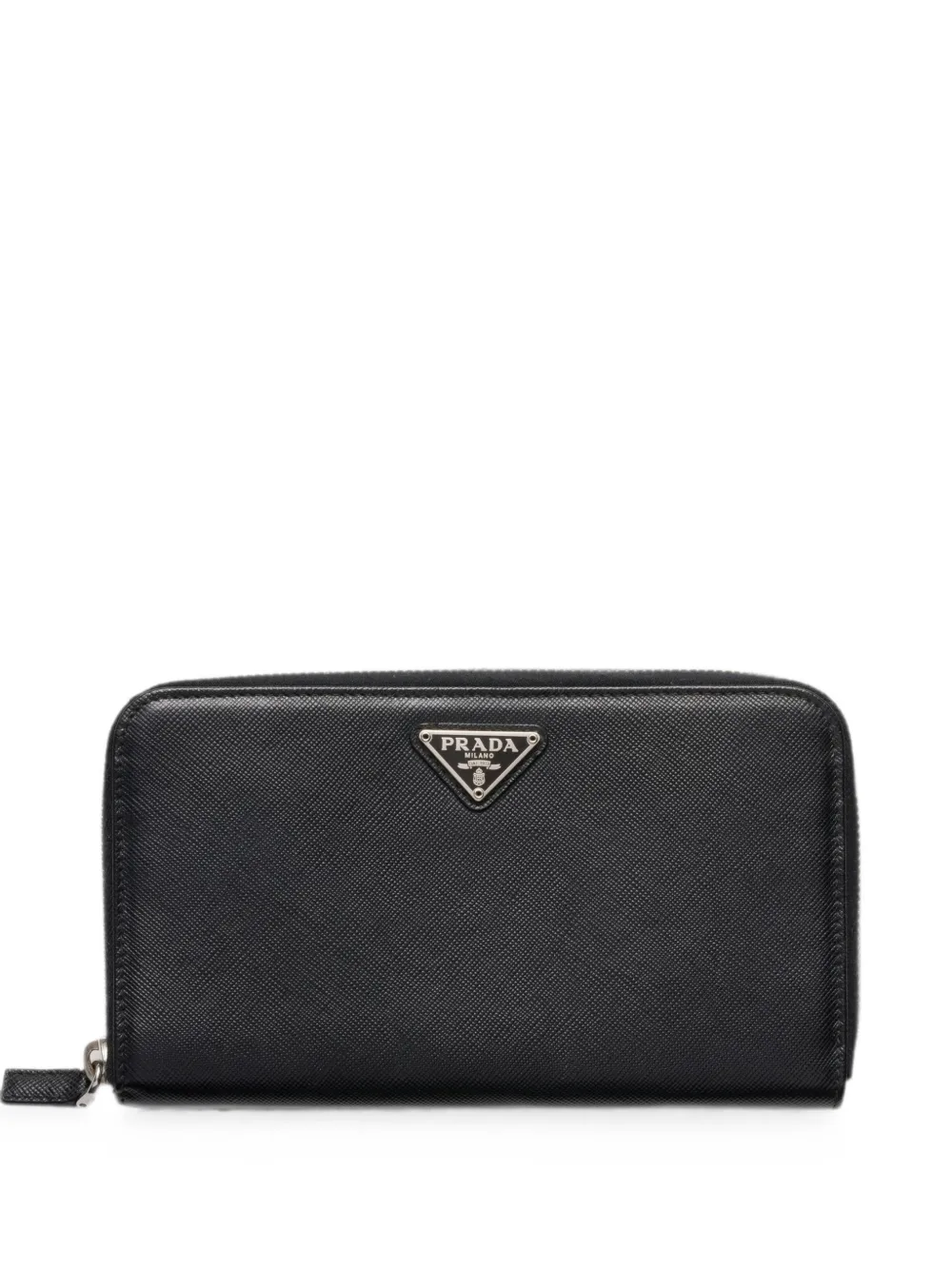 Prada Large Saffiano Leather Wallet | Black | FARFETCH