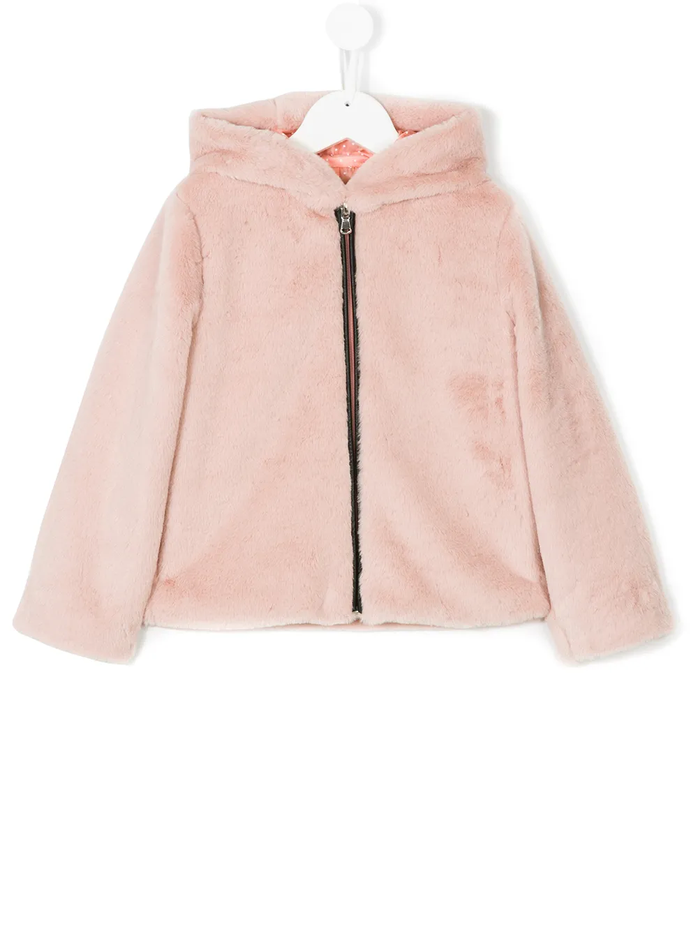 furry zip up hoodie