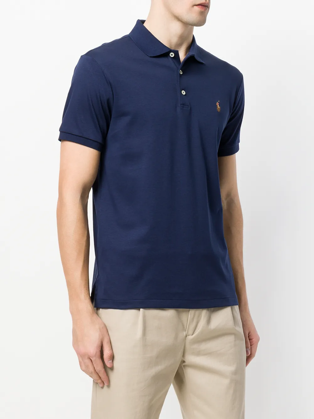 Polo Ralph Lauren Tipped logo-embroidered Polo Shirt - Farfetch