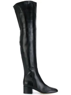 designer thigh high boots
