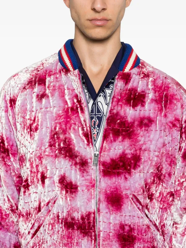 Gucci pink bomber jacket best sale