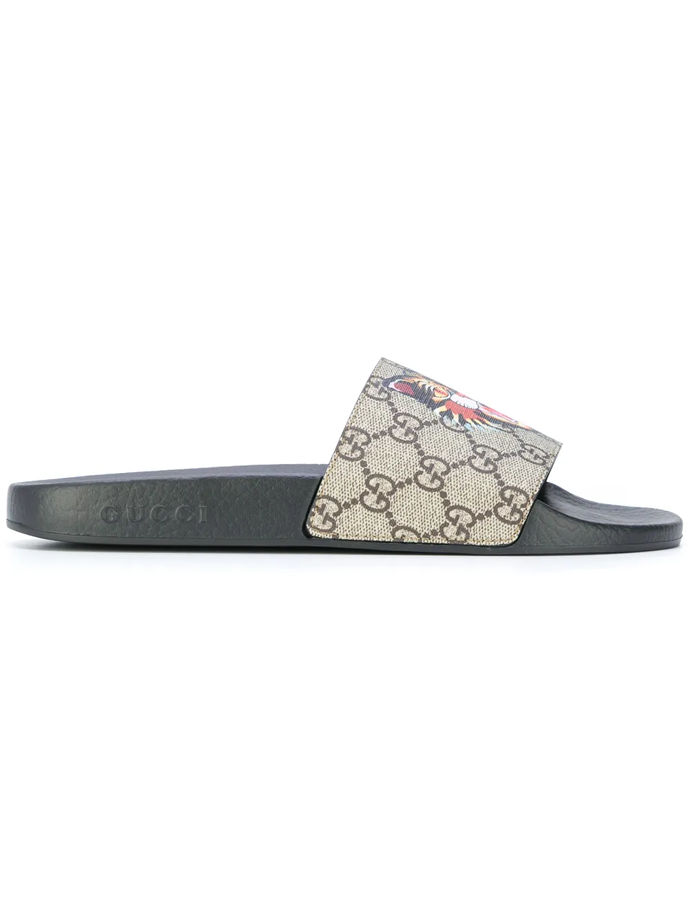 gucci wolf sliders