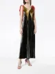 The Attico Langes Samtkleid