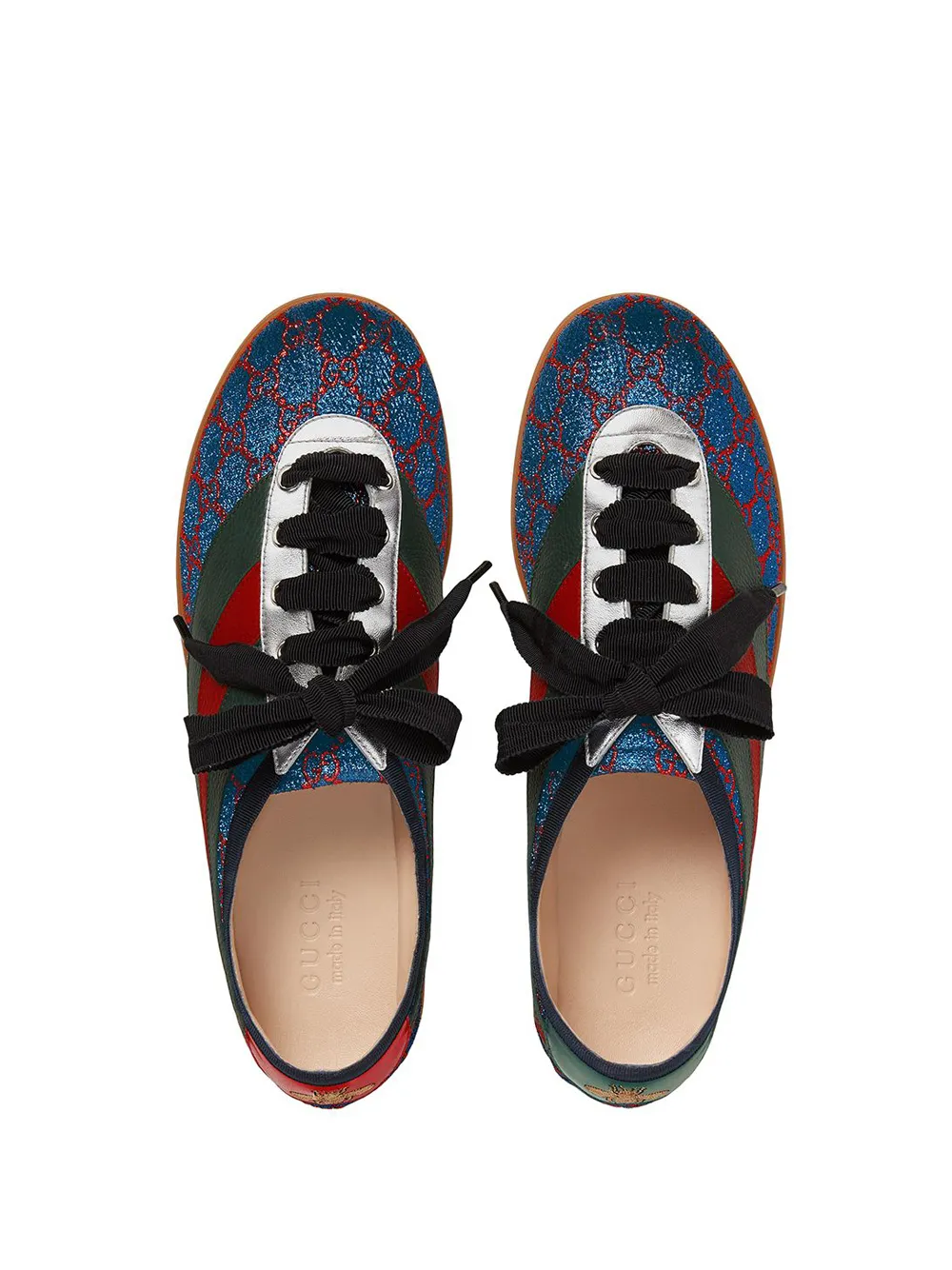 falacer lurex gg sneaker with web