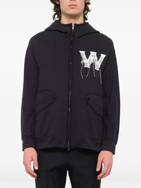 Wooyoungmi zipped hooded jacket 