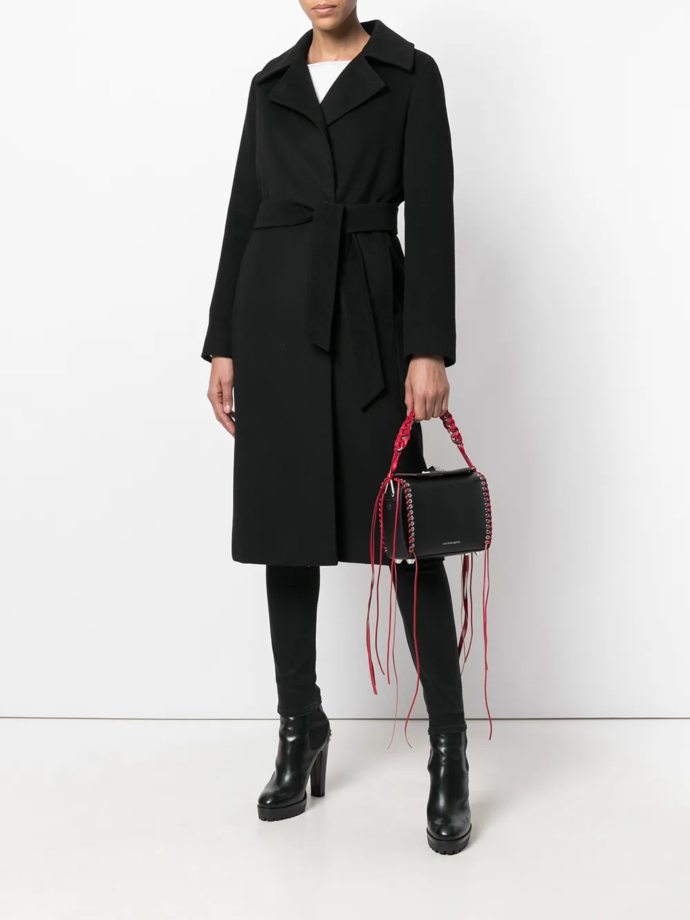 Alexander McQueen Box draagtas - Zwart