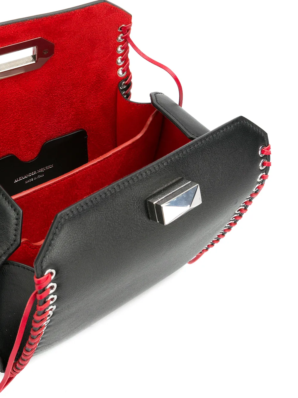 Alexander McQueen Box draagtas Zwart