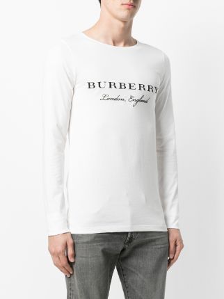 burberry mens white t shirt