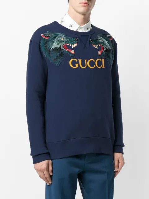 gucci wolf sweatshirt