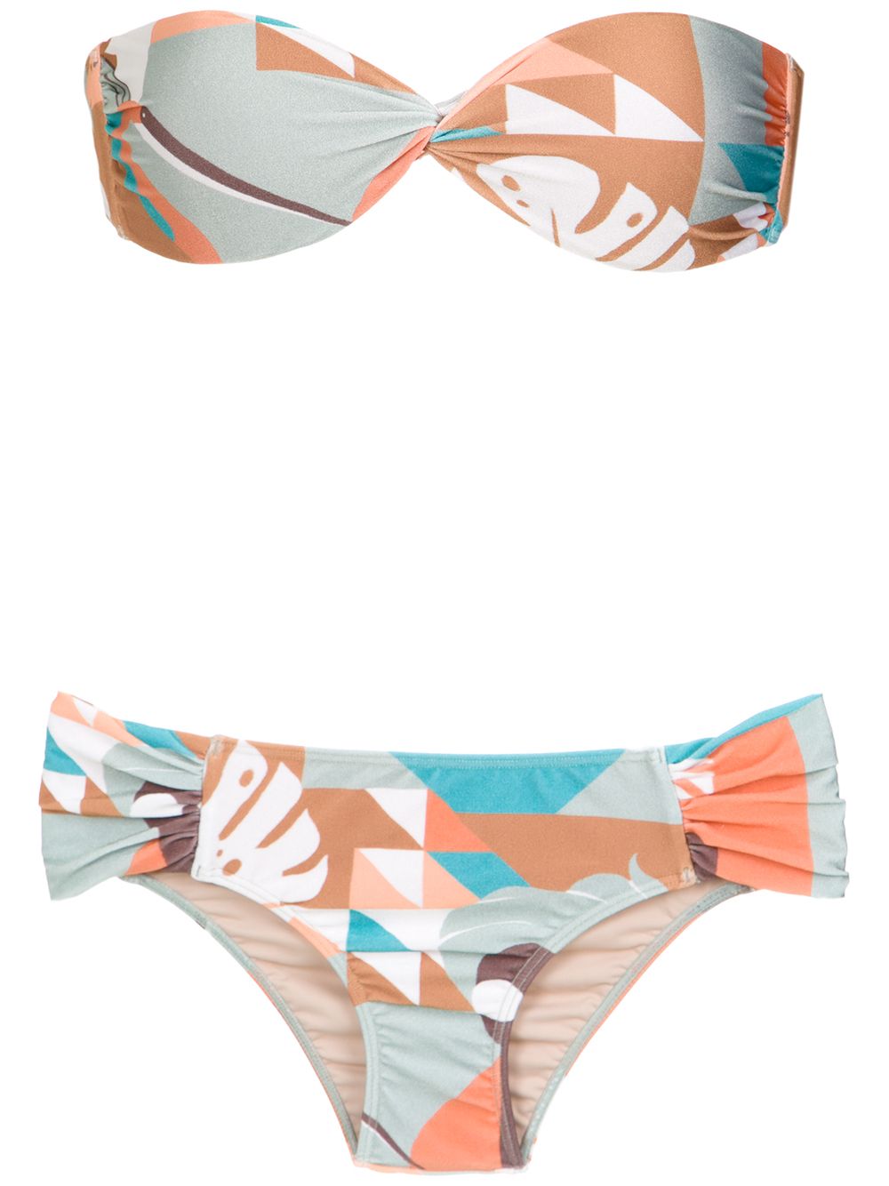 фото Adriana Degreas Tropiques bandeau bikini set