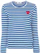 Bild 1 von Comme Des Garçons Play Gestreiftes Langarmshirt