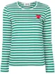 Image 1 of Comme Des Garçons Play striped longlseeved T-shirt