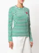Comme Des Garçons Play striped longlseeved T-shirt