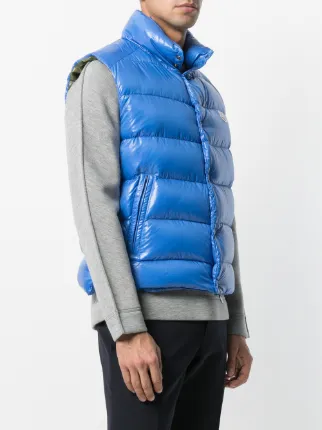 moncler tib gilet blue moncler tib gilet blue