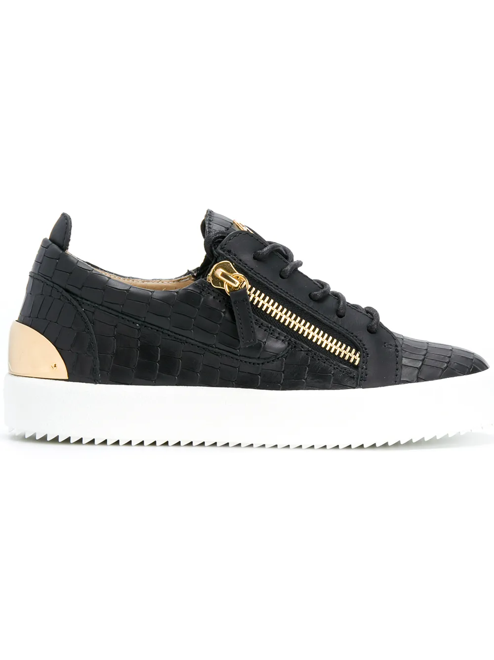 Giuseppe Zanotti Snekars basse 'Nicki' - Nero
