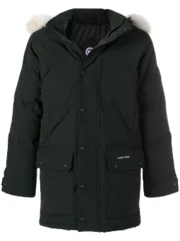Canada Goose Abrigos de Botonadura Simple negro Canada Goose Abrigos de Botonadura Simple negro