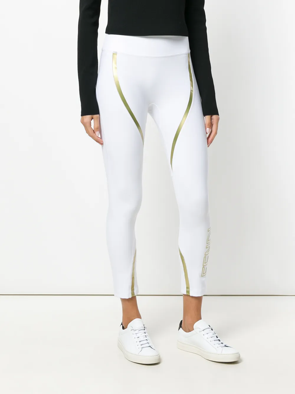 fendi logo leggings