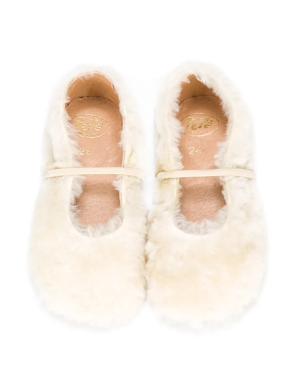 Pèpè Fur Detail Slippers In Multi