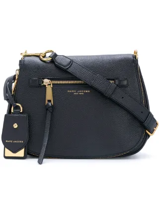 marc jacobs grey saddle bag