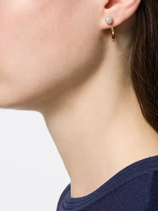 Maria Black Etta Pearl Earring Farfetch Maria Black Etta Pearl Earring
