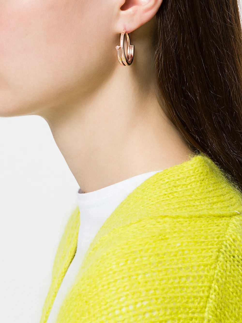 Maria Black Oorring - Metallic