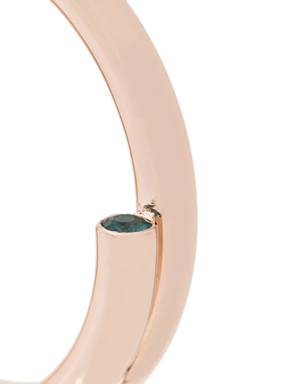  Maria Black Genie Hoop Earring - Metallic 