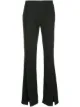 Taylor slit front flared trousers