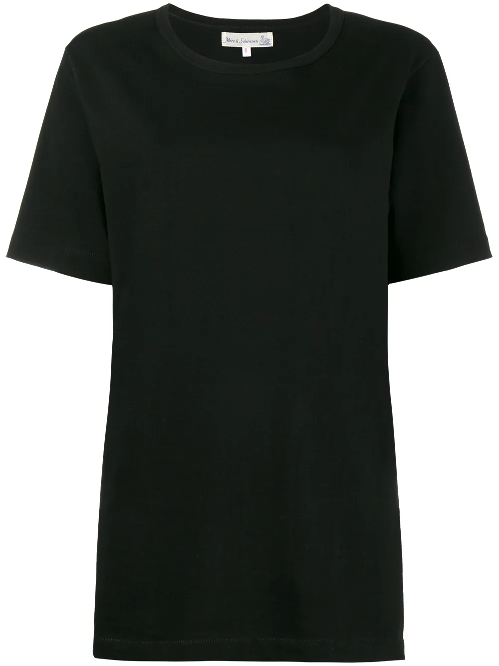 Merz B. Schwanen playera con cuello redondo | negro | Image 1